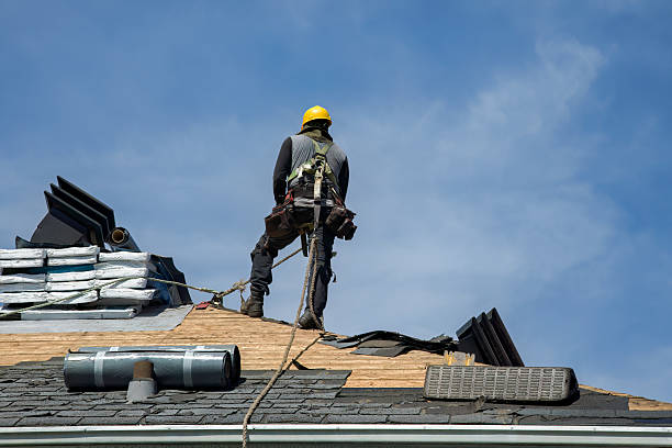 Professional Roofing technician working in Goddard, KS